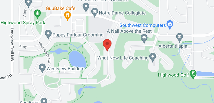 map of 625 Riverside Drive NW